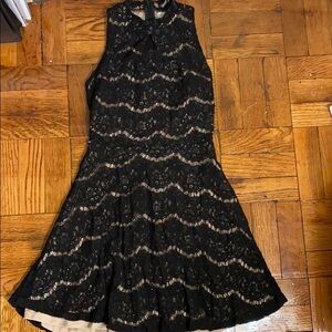 Love Fire black and nude laced dress